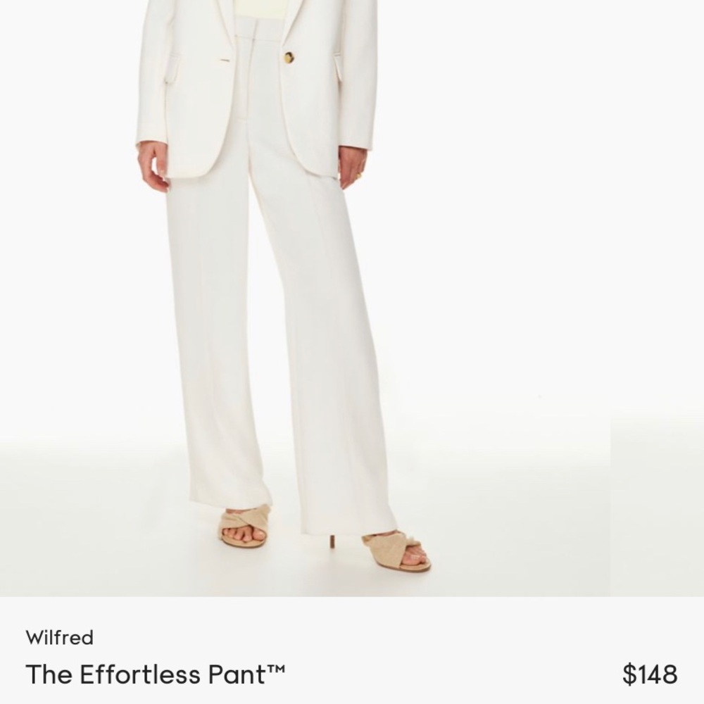 Aritzia Wilfred Effortless Pants (regular length)